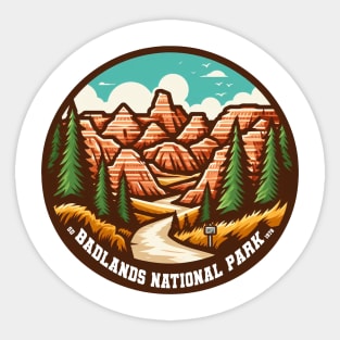 Badlands National Park Sticker